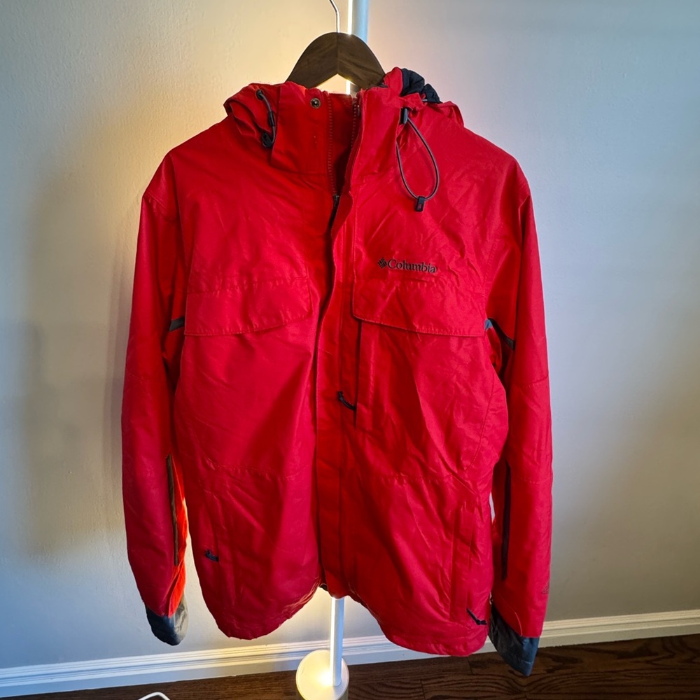 Columbia Ski Jacket - Red - Men’s - Large